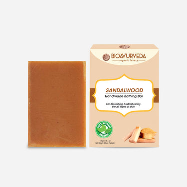 Sandalwood (Chandan) Bathing Soap 125 GM- PACK OF 4